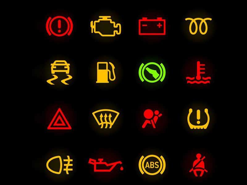 Ce pictograme sunt pe tabloul de bord al automobilului: descifrare